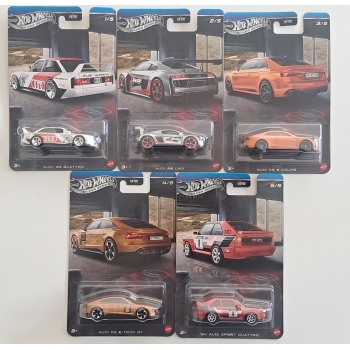 Hot Wheels 1:64 Zestaw Audi Series 2026 - 5 szt